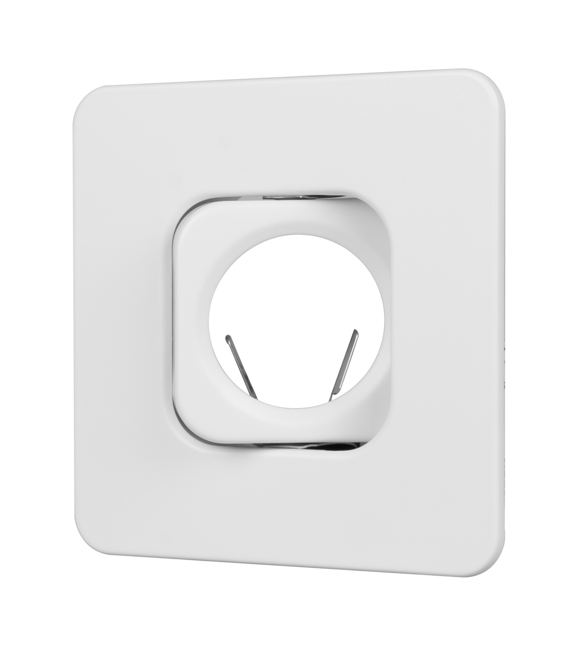 NICOR 14023WH 4 in. White Recessed Square Gimbal Trim for MR16 Bulb