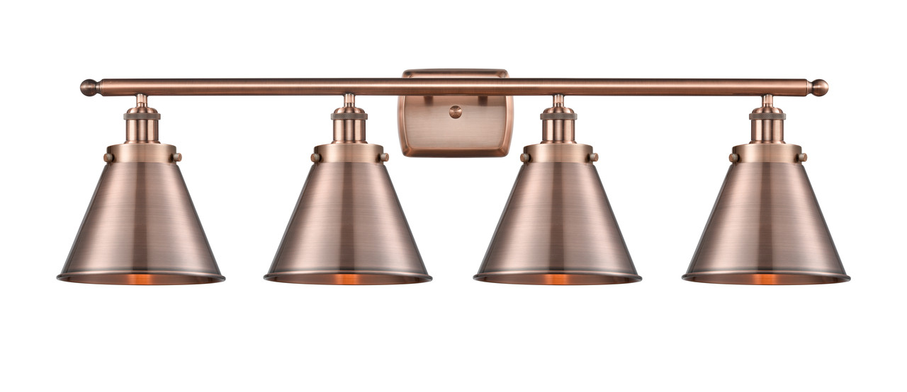 INNOVATIONS LIGHTING 916-4W-AC-M13-AC Appalachian 3 Light Bath Vanity Light part of the Ballston Collection