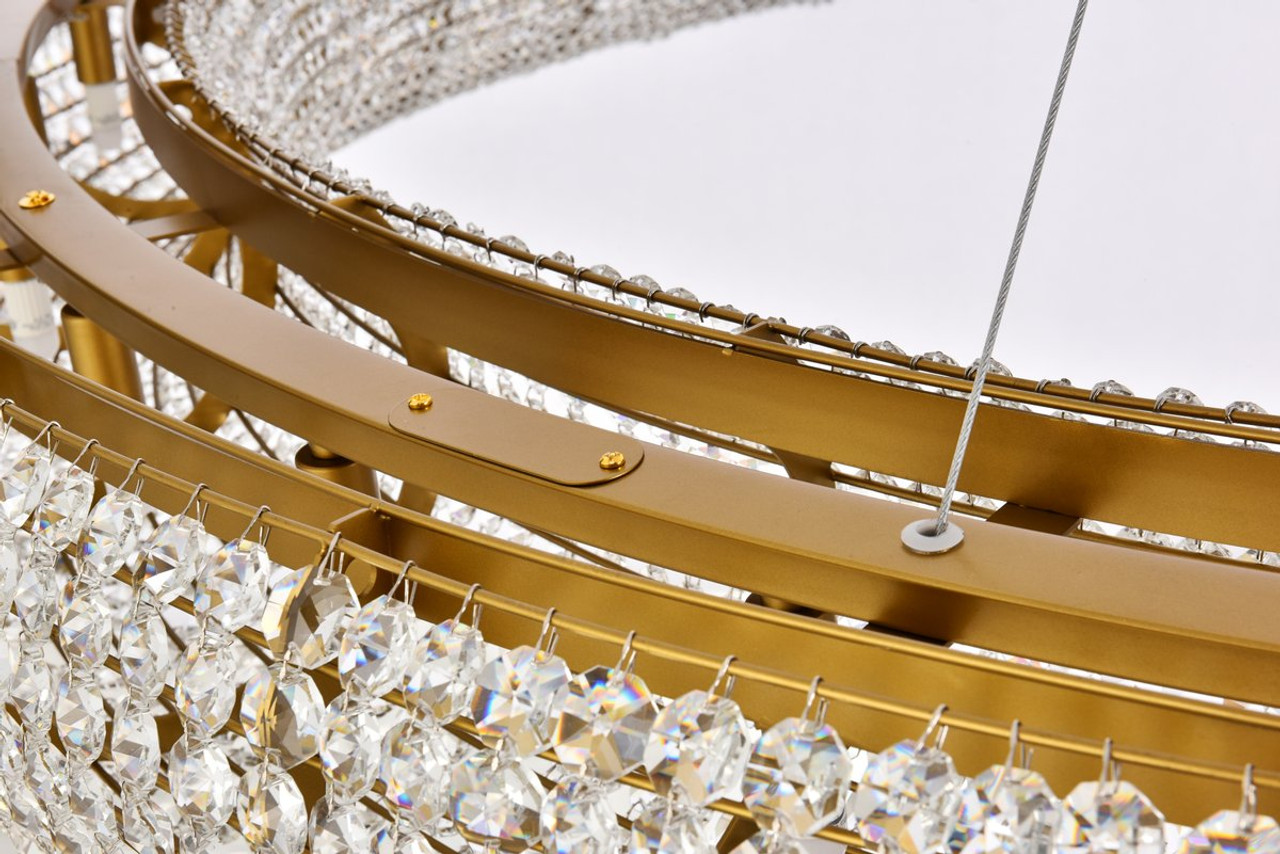 Elegant Lighting 2114G71G/RC  Paris 30 lights gold chandelier Elegant Lighting 2114G71G/RC  Paris 30 lights gold chandelier