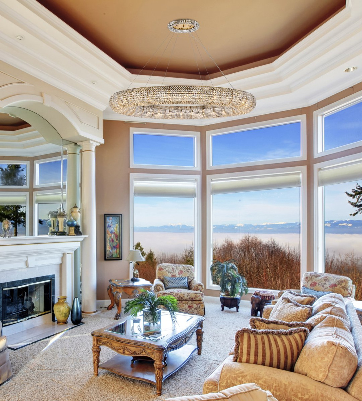 Elegant Lighting 2114G71G/RC  Paris 30 lights gold chandelier Elegant Lighting 2114G71G/RC  Paris 30 lights gold chandelier