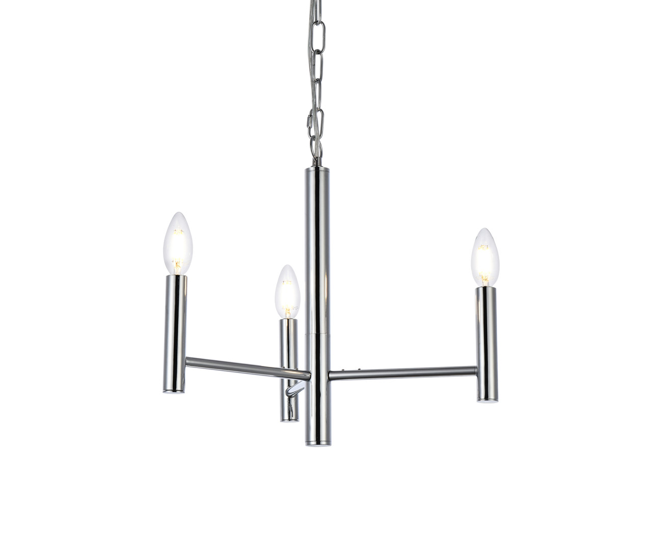 Living Disrict LD7059D17C Carmella 3 lights pendant in chrome