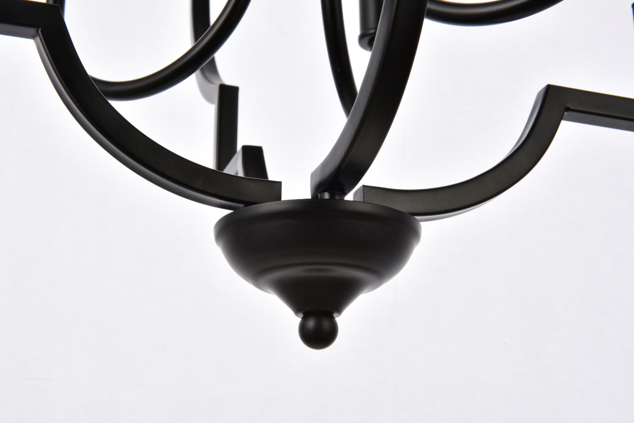 Living Disrict LD7065D20BK Sandara 4 lights pendant in black