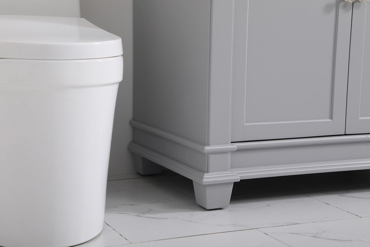 Elegant Decor VF50042GR 42 inch Single Bathroom Vanity set in Grey