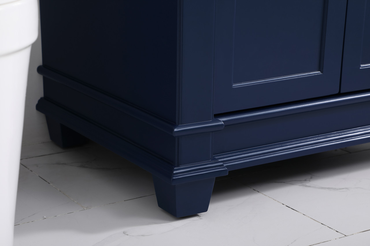 Elegant Decor VF50036BL 36 inch Single Bathroom Vanity set in Blue