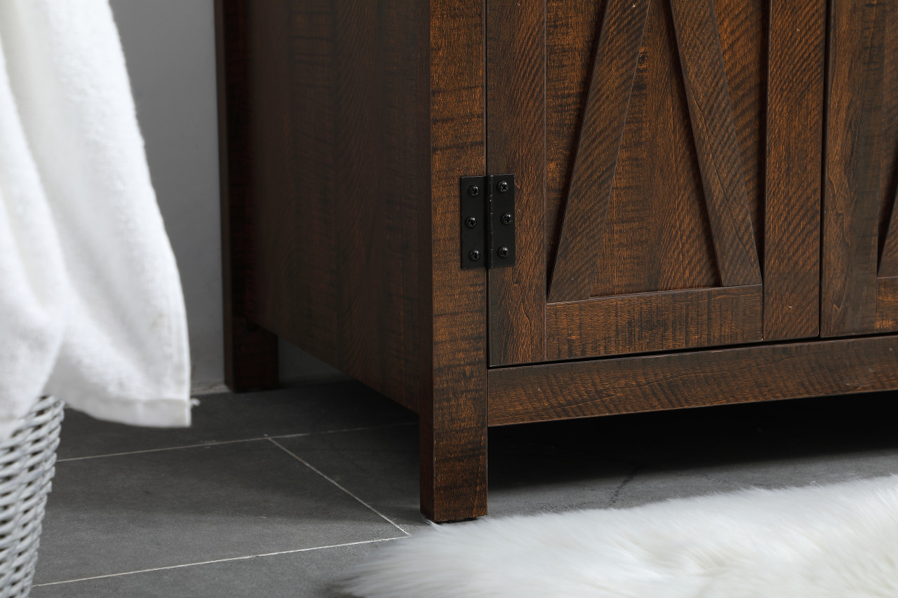 Elegant Decor VF90236EX-BS 36 inch  Single Bathroom Vanity in Espresso with Backsplash