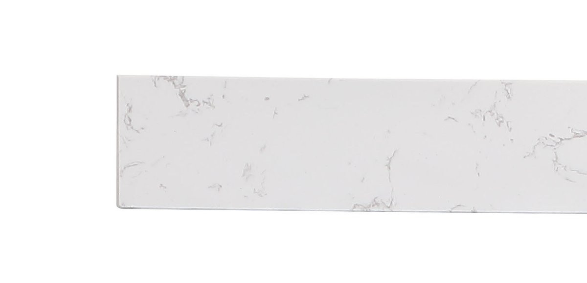 Elegant Decor BS1130CW 30 inch Backsplash in calacatta white