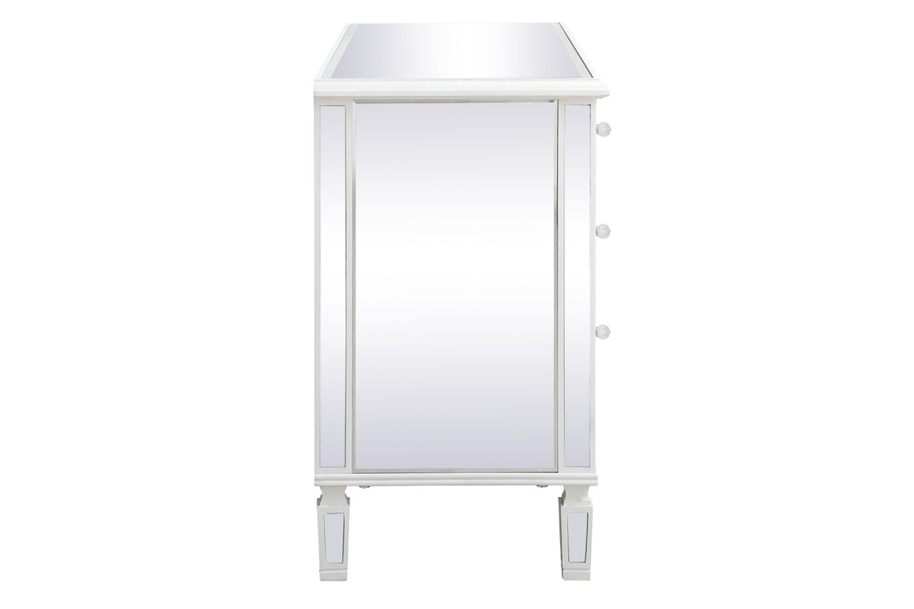 Elegant Decor MF6-1017AW 48 inch mirrored cabinet in antique white