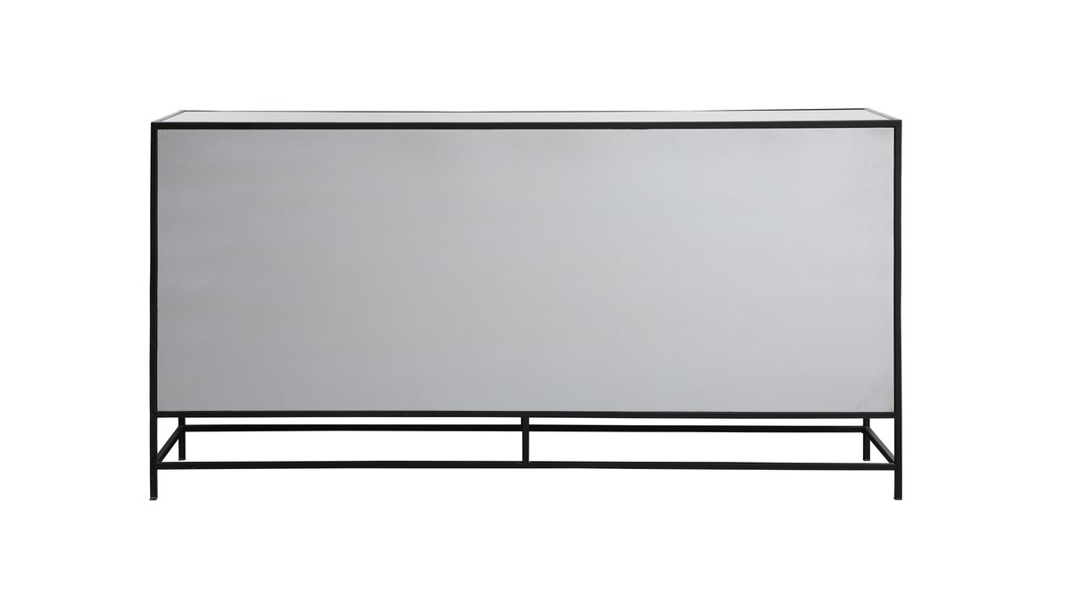 Elegant Décor James 72 in. mirrored credenza - Thumbnail 3