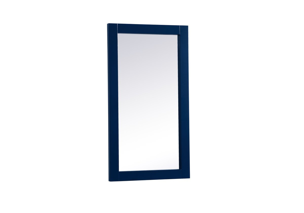 Elegant Decor VM21832BL Aqua vanity mirror 18x32 inch in blue