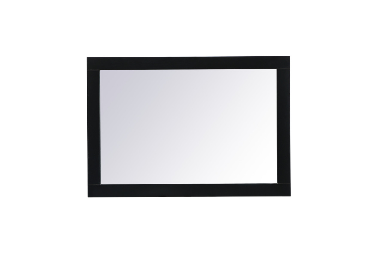 Elegant Decor VM22232BK Cole vanity mirror 22 x 32 inch in black Elegant Decor VM22232BK Cole vanity mirror 22 x 32 inch in black