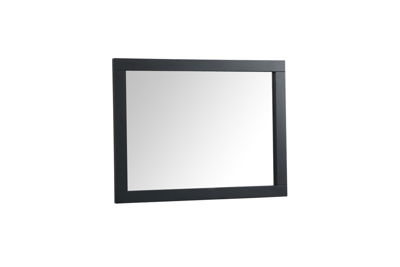 Elegant Decor VM22432BK Aqua vanity mirror 24x32 inch in black Elegant Decor VM22432BK Aqua vanity mirror 24x32 inch in black