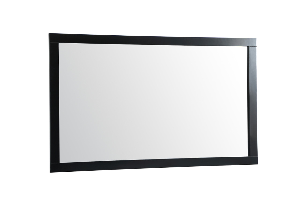 Elegant Decor VM26036BK Aqua vanity mirror 60x36 inch in black Elegant Decor VM26036BK Aqua vanity mirror 60x36 inch in black