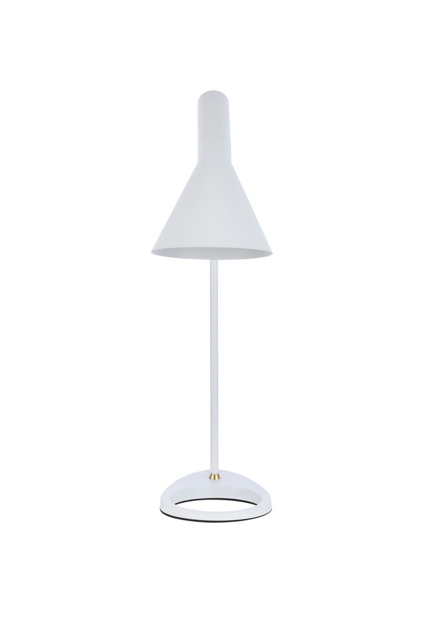 Living District LD2364WH Juniper 1 light white table lamp