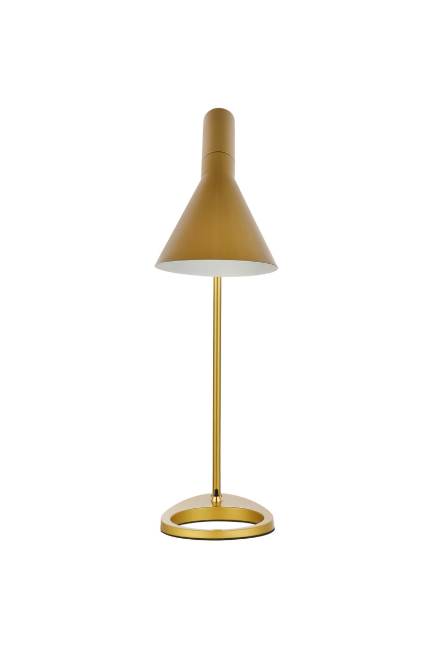 Living District LD2364BR Juniper 1 light brass table lamp