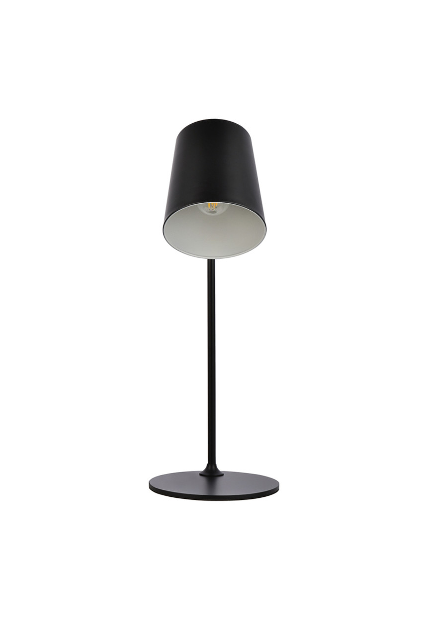 Living District LD2366BK Leroy 1 light black table lamp