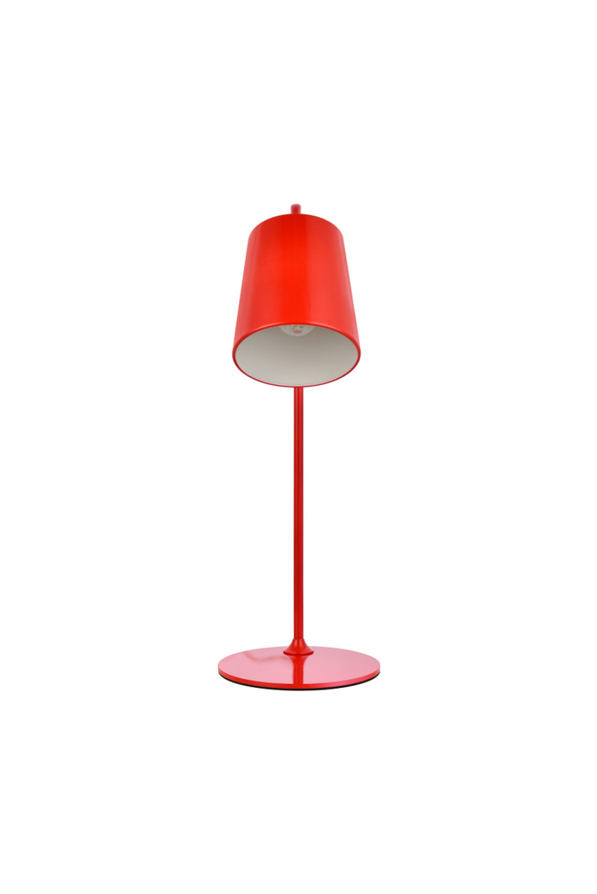 Living District LD2366RED Leroy 1 light red table lamp