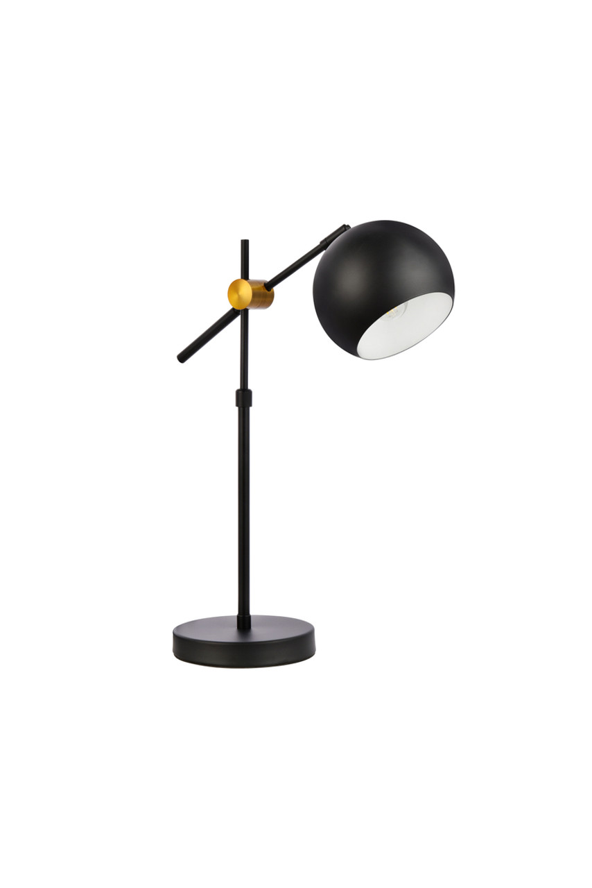 Living District LD2363BK Forrester 1 light black table lamp