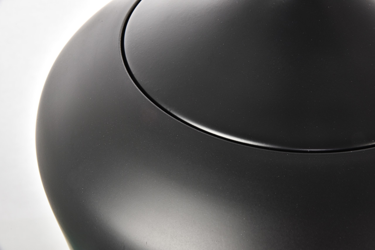 Living District LDPG2003 Nora 1 Light Black plug-in pendant