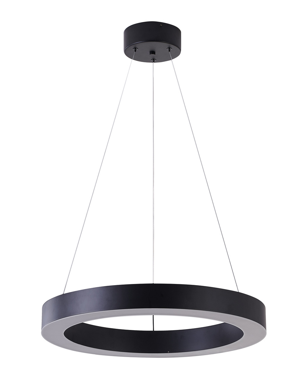 BETHEL INTERNATIONAL  MU30CC21B 1-Light LED Chandelier Matte Black