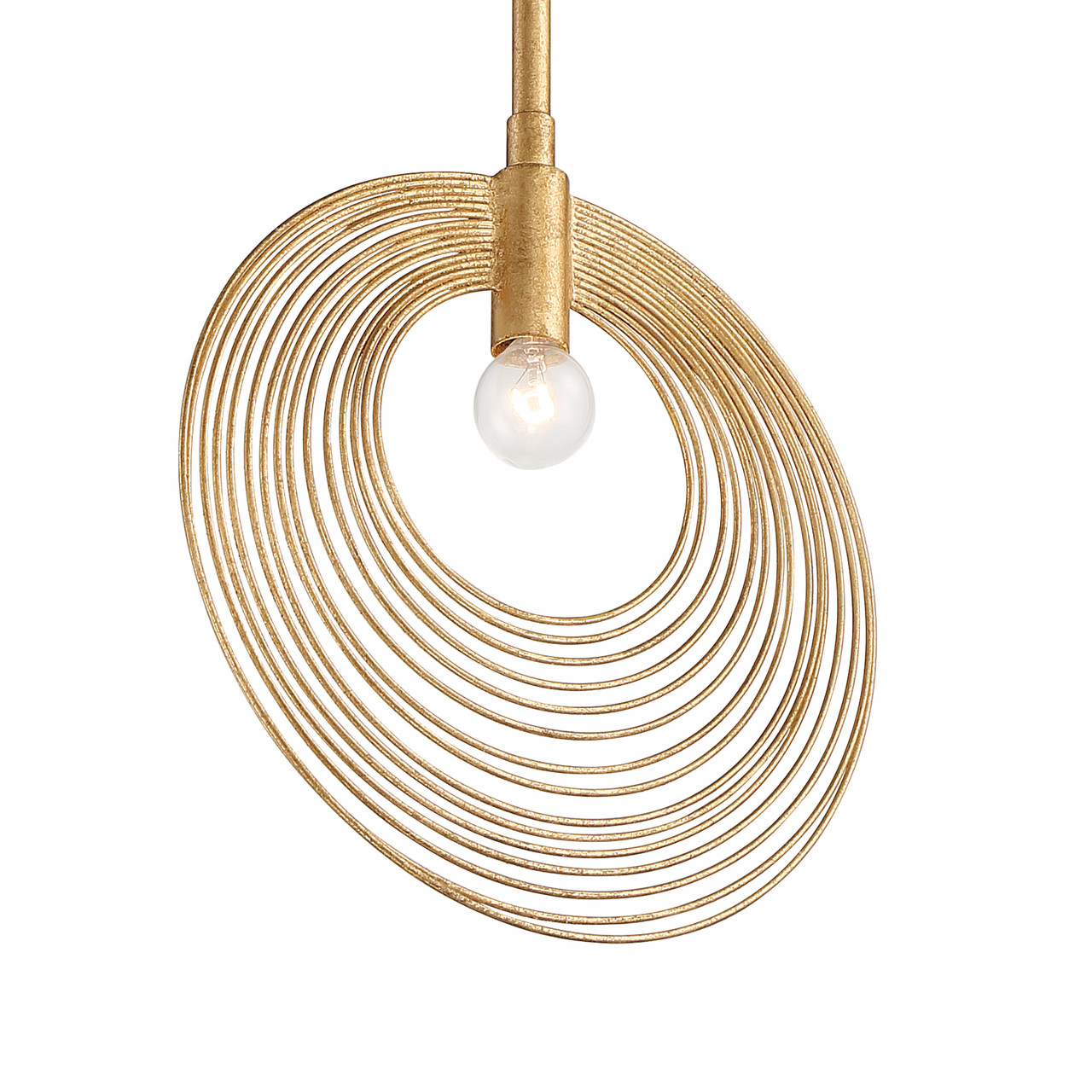 CRYSTORAMA DOR-B7700-RG Doral 1 Light Renaissance Gold Pendant