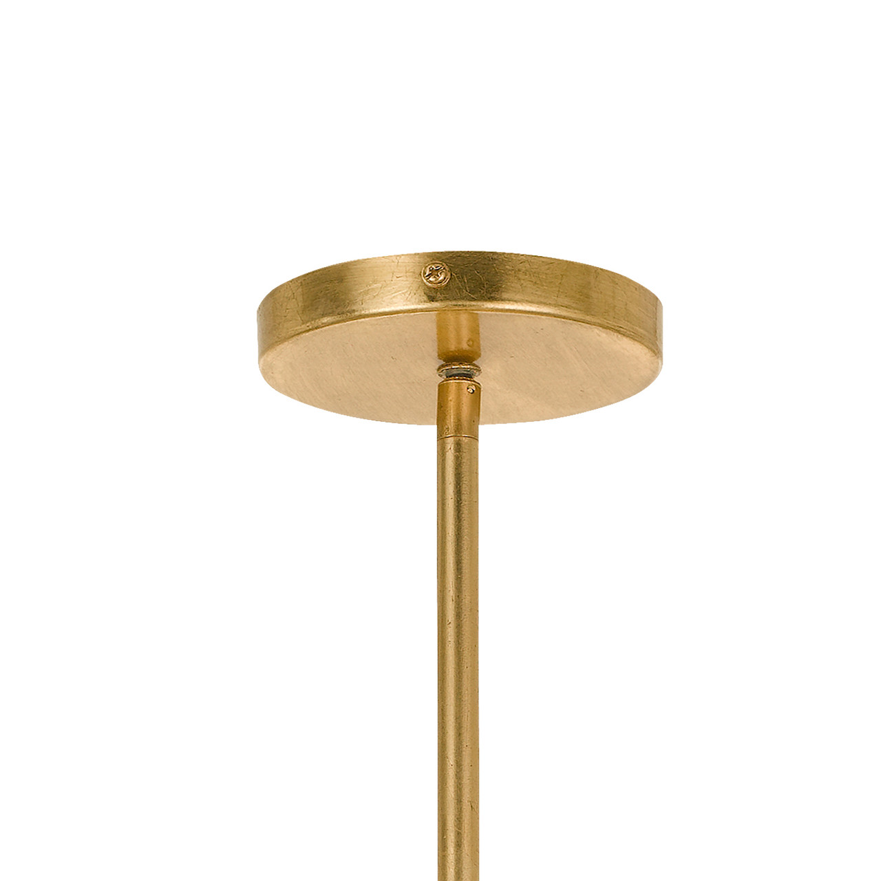 CRYSTORAMA MER-4865-GA_CEILING Meridian 5 Light Antique Gold Semi-Flush