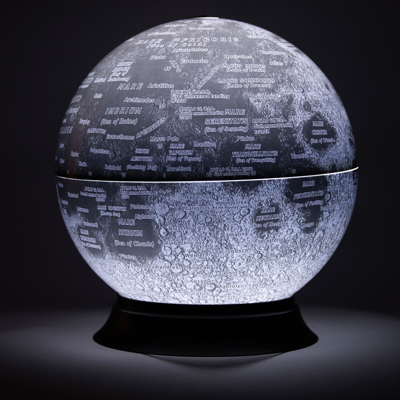 REPLOGLE 83522 12" MOON GLOBE - Illuminated