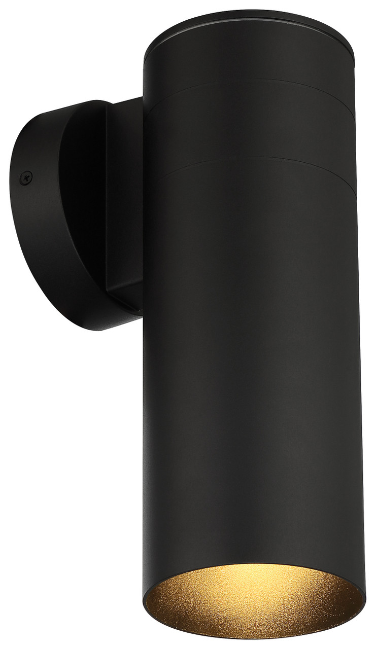 ACCESS LIGHTING 20148LEDDMGLP-BL 1 Light Outdoor Wall Mount Black