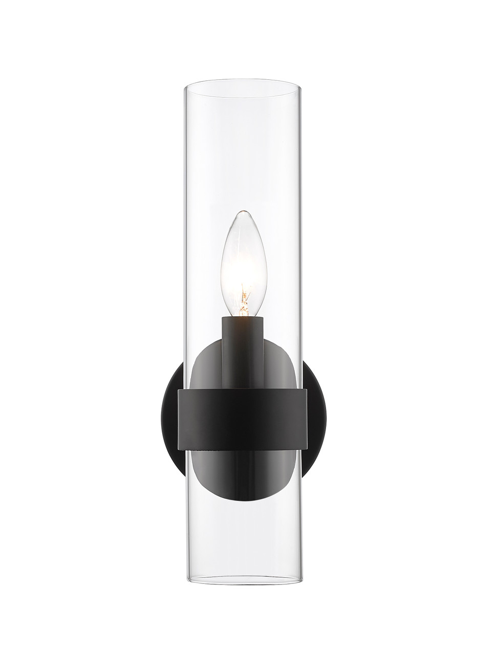 Z-LITE 4008-1S-MB 1 Light Wall Sconce ,Matte Black