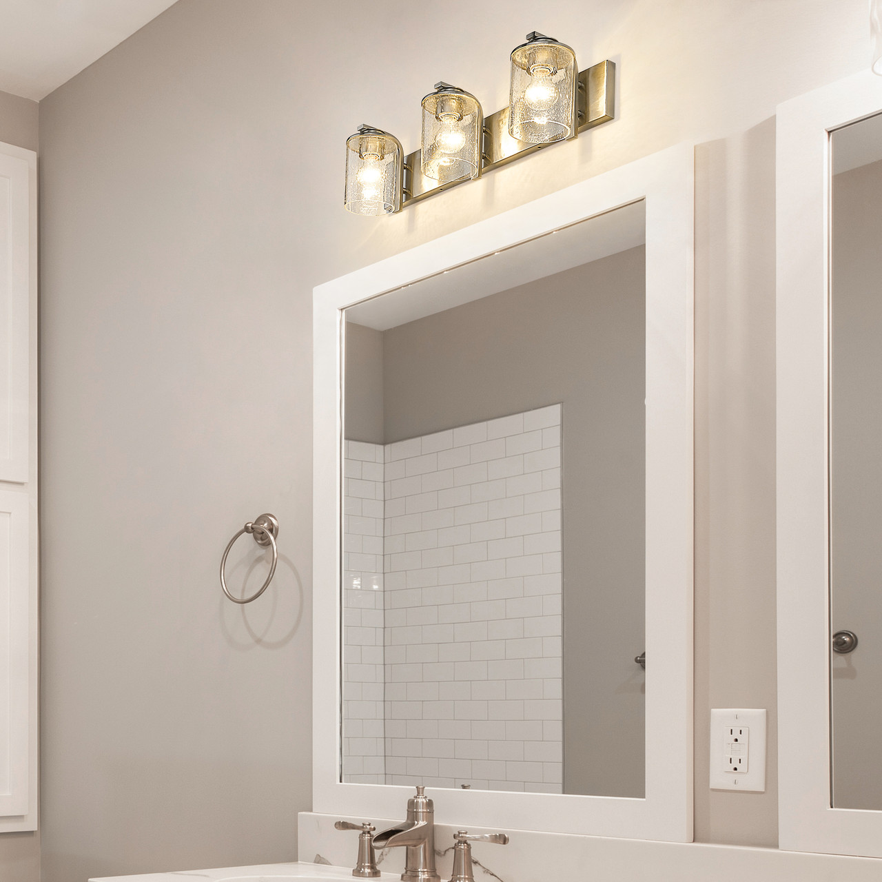 Z-LITE 492-3V-BN 3 Light Vanity ,Brushed Nickel