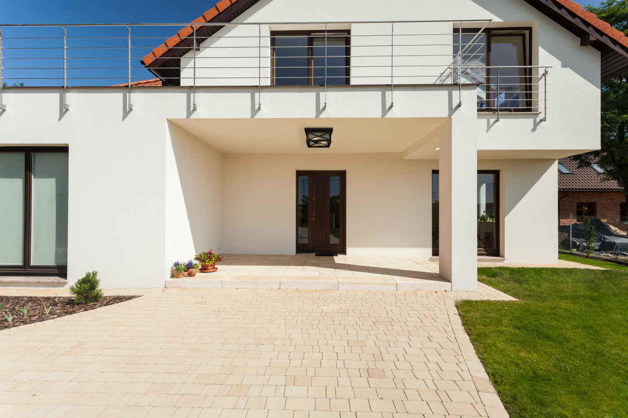 Z-LITE 583F-BK 2 Light Outdoor Flush Ceiling Mount Fixture ,Black