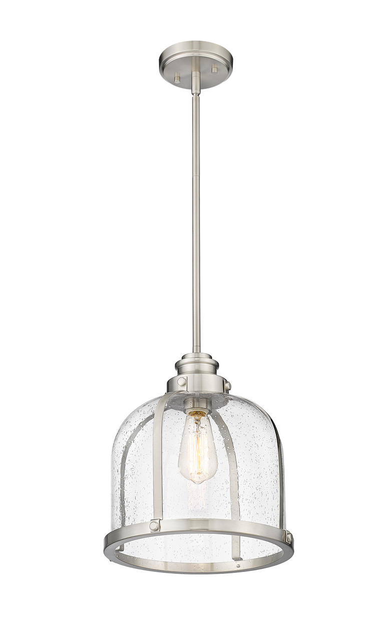 Z-LITE 337P12BN 1 Light Pendant ,Brushed Nickel