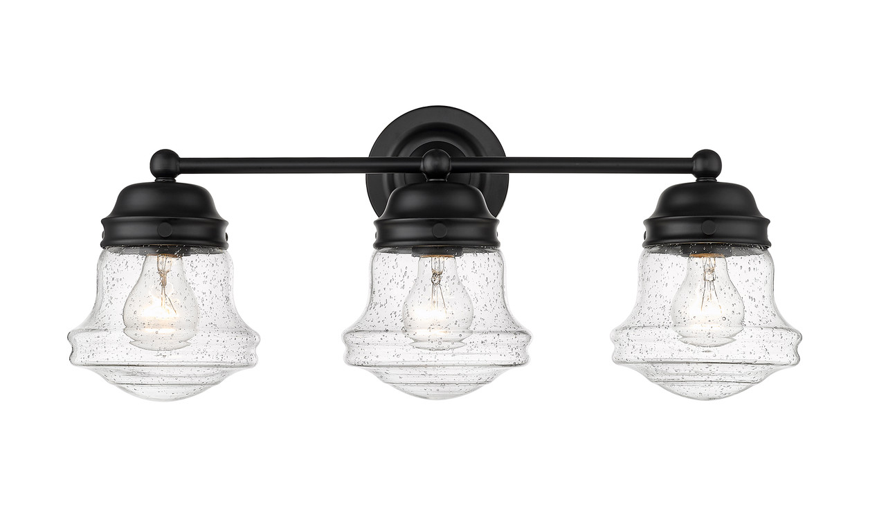Z-LITE 736-3V-MB 3 Light Vanity ,Matte Black