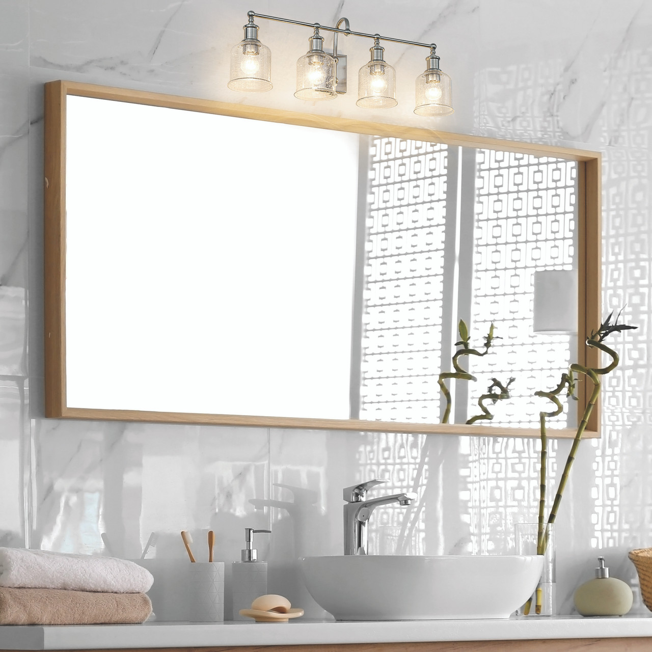 Z-LITE 734-4V-BN 4 Light Vanity ,Brushed Nickel