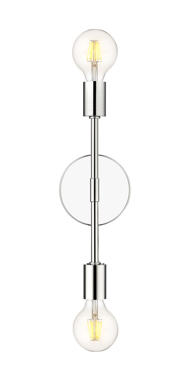 Z-LITE 731-2S-CH 2 Light Wall Sconce ,Chrome