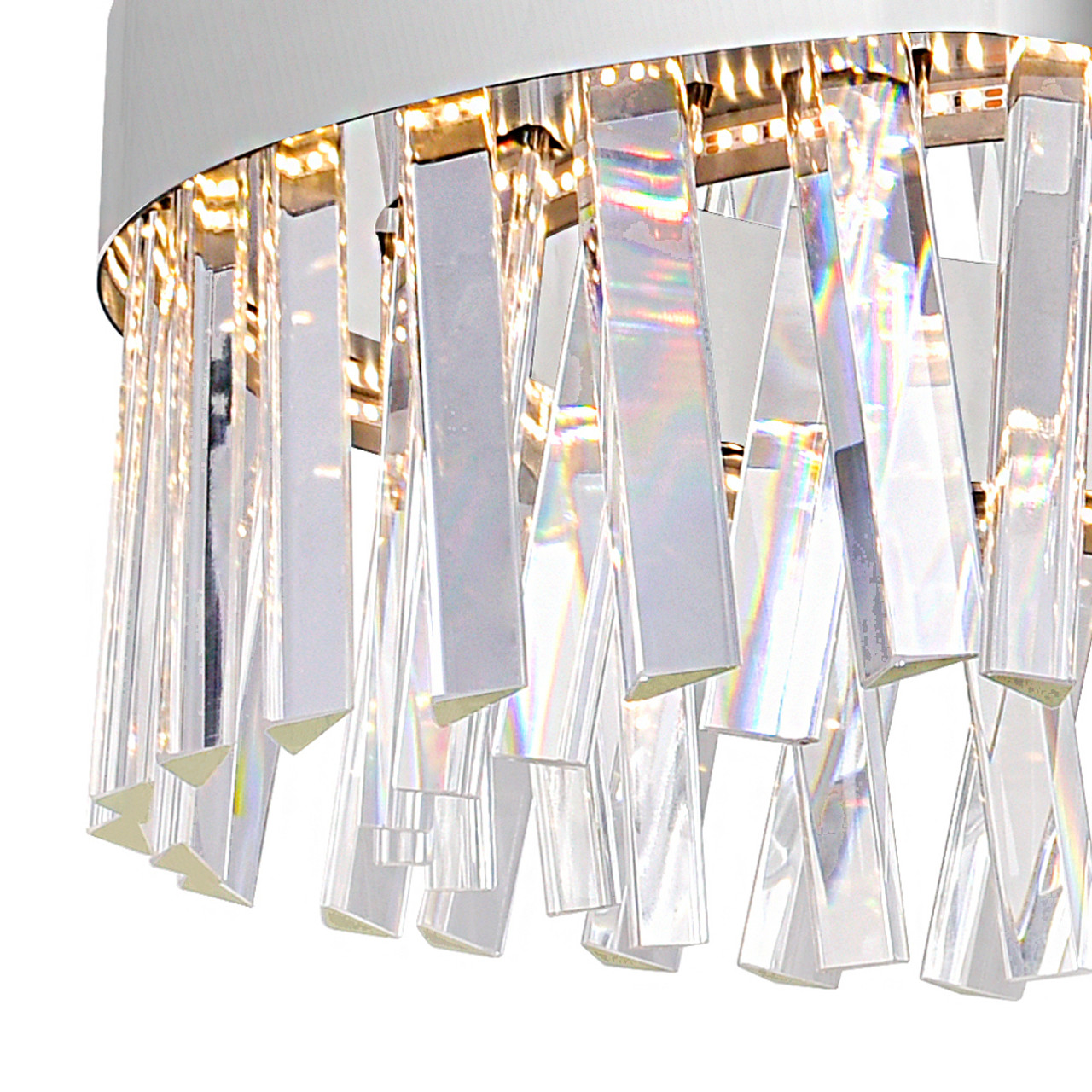 CWI LIGHTING 1220P40-601-S LED Chandelier with Chrome Finish