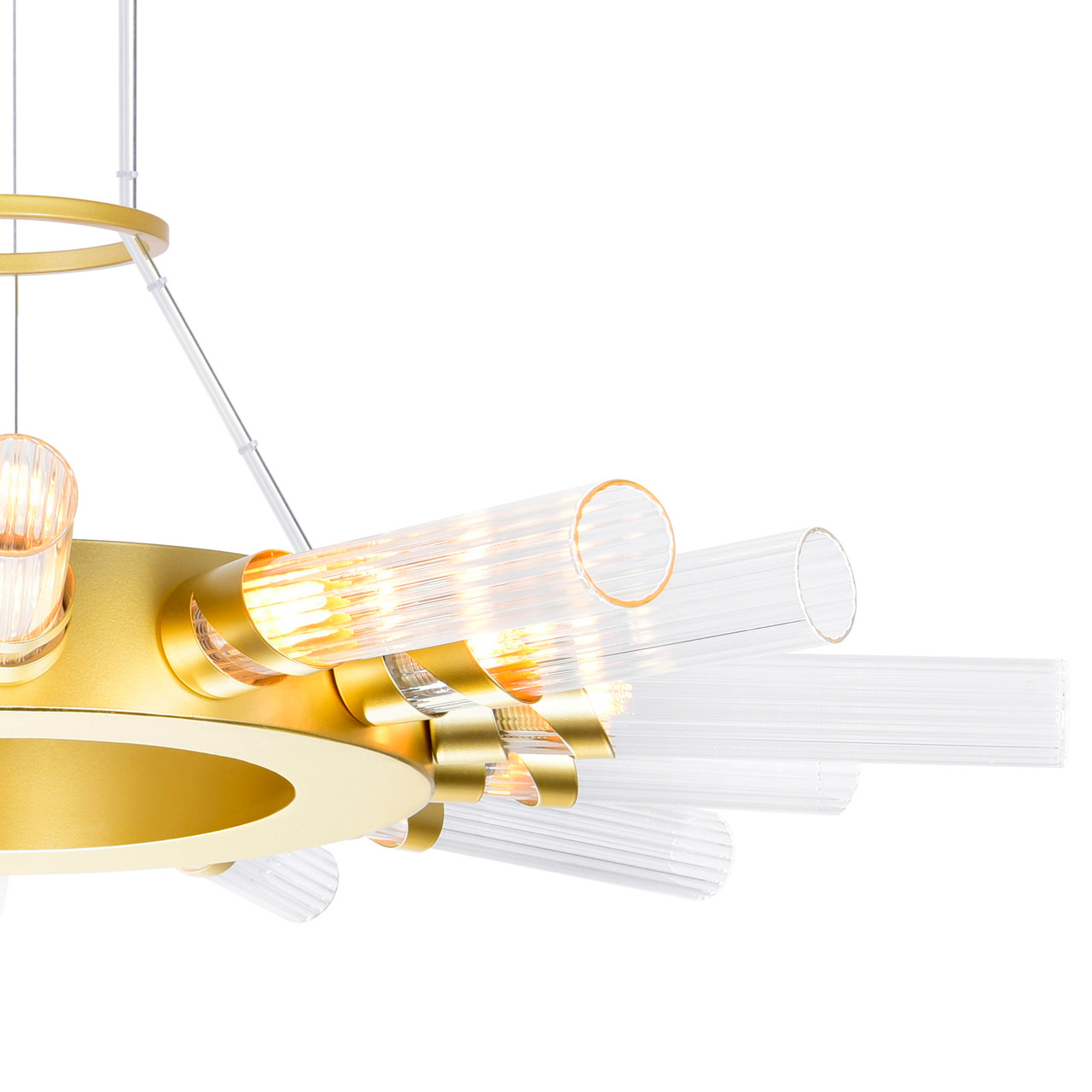 CWI LIGHTING 1121P28-14-602 14 Light Chandelier with Satin Gold finish