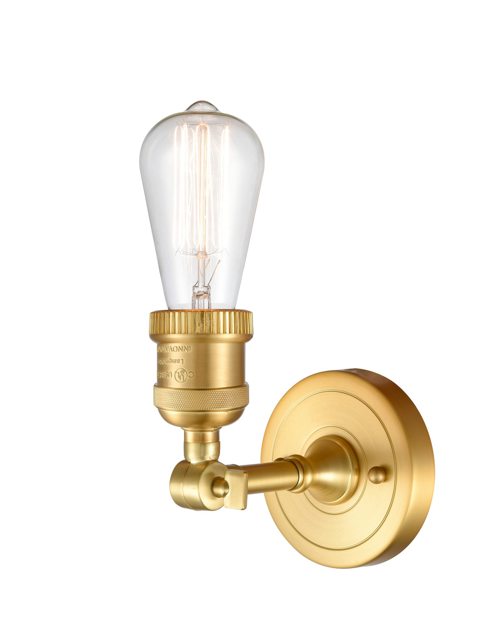 INNOVATIONS LIGHTING 203-SG Bare Bulb 1 Light Sconce