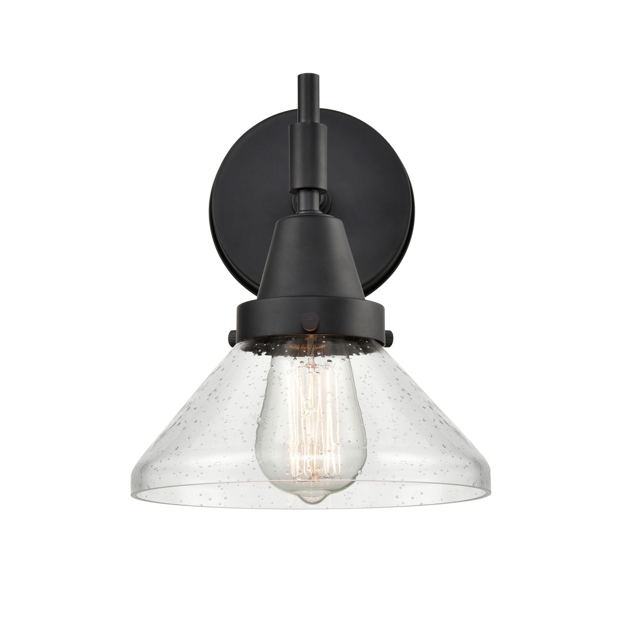 INNOVATIONS LIGHTING 447-1W-BK-G4474 Caden Sconce INNOVATIONS LIGHTING 447-1W-BK-G4474 Caden Sconce