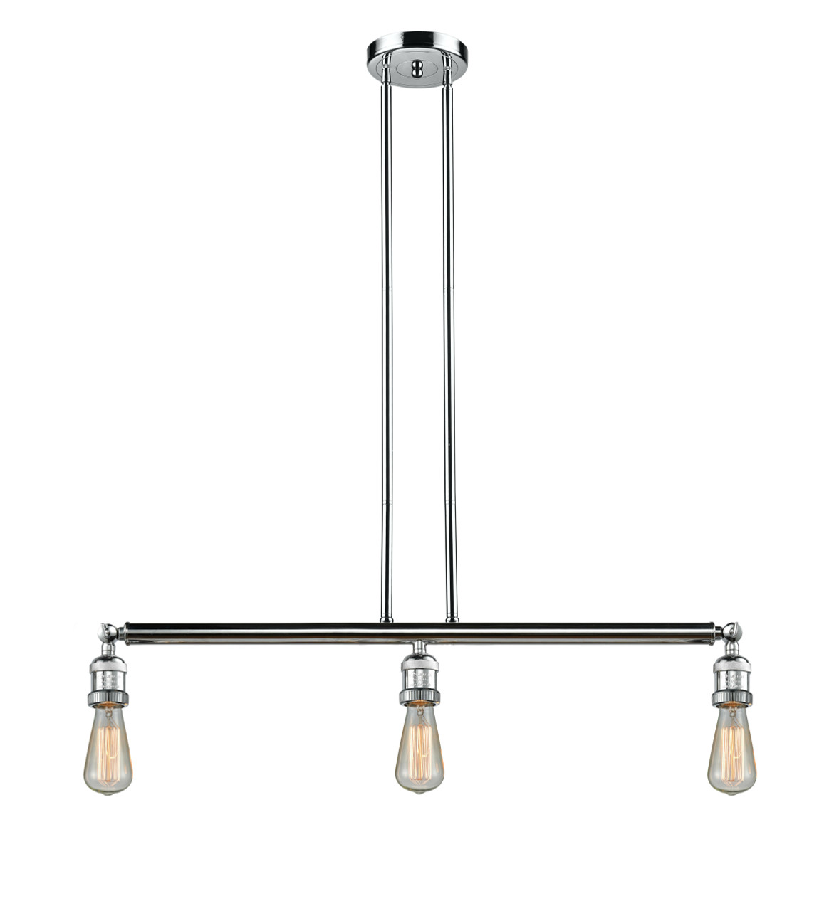 INNOVATIONS LIGHTING 213-PC Bare Bulb 3 Light Island Light