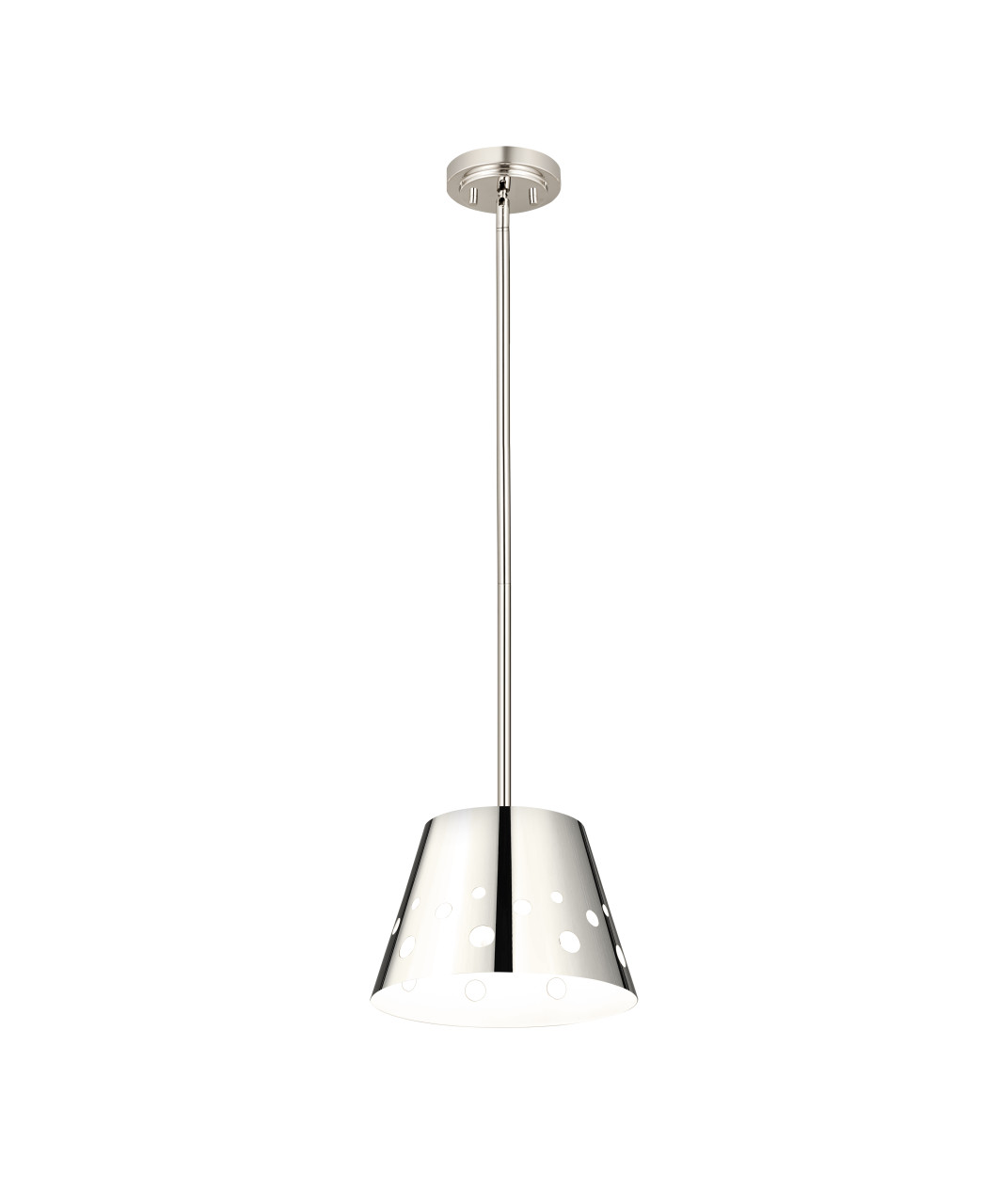 Z-LITE 6014-12PN 1 Light Chandelier,Polished Nickel