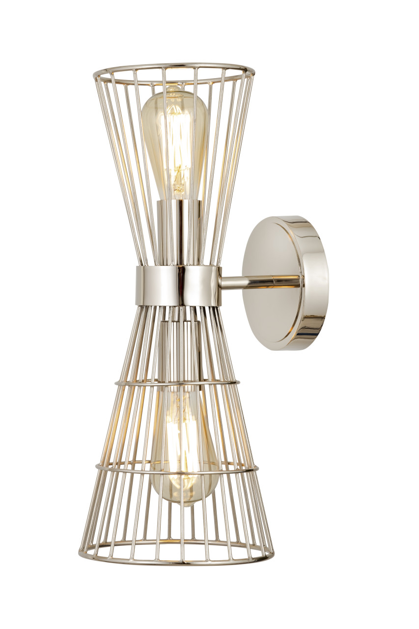 Z-LITE 6015-2S-PN 2 Light Wall Sconce,Polished Nickel