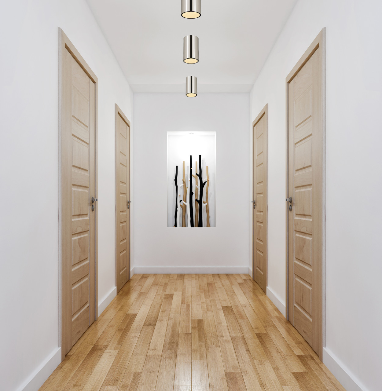 Z-LITE 2302F1-CH 1 Light Flush Mount,Chrome