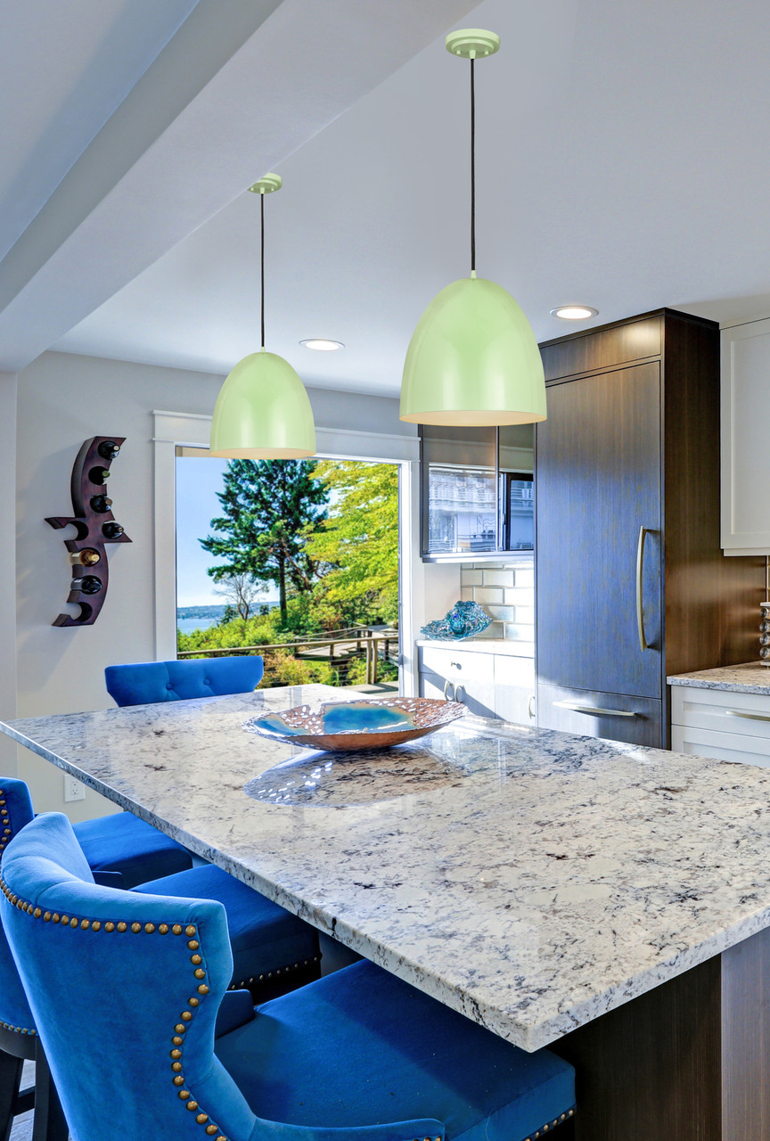 Z-LITE 6012P9-MIN 1 Light Pendant,Mint