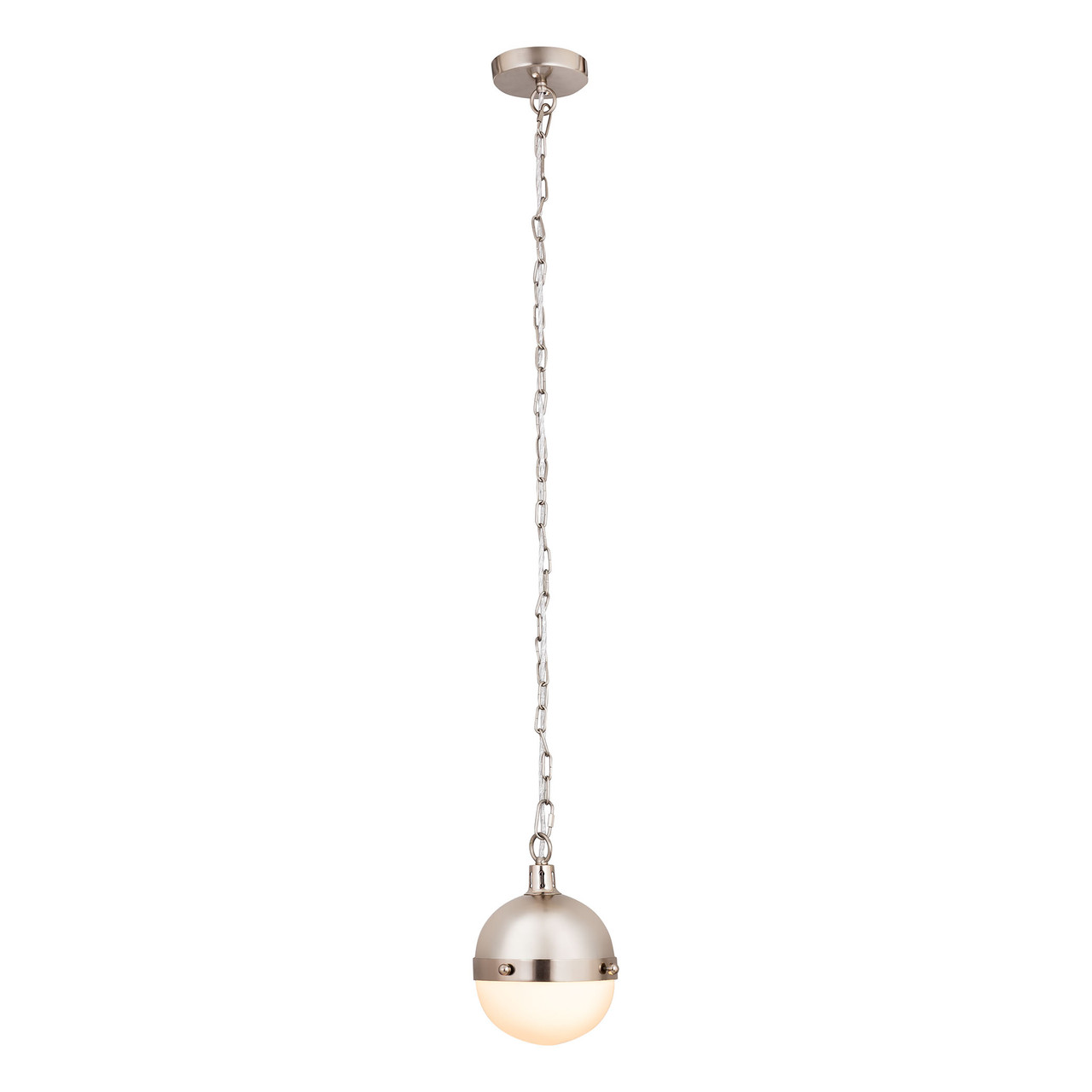 ELK LIGHTING 14484/1 Harmelin 1-Light mini pendant in  Satin Nickel