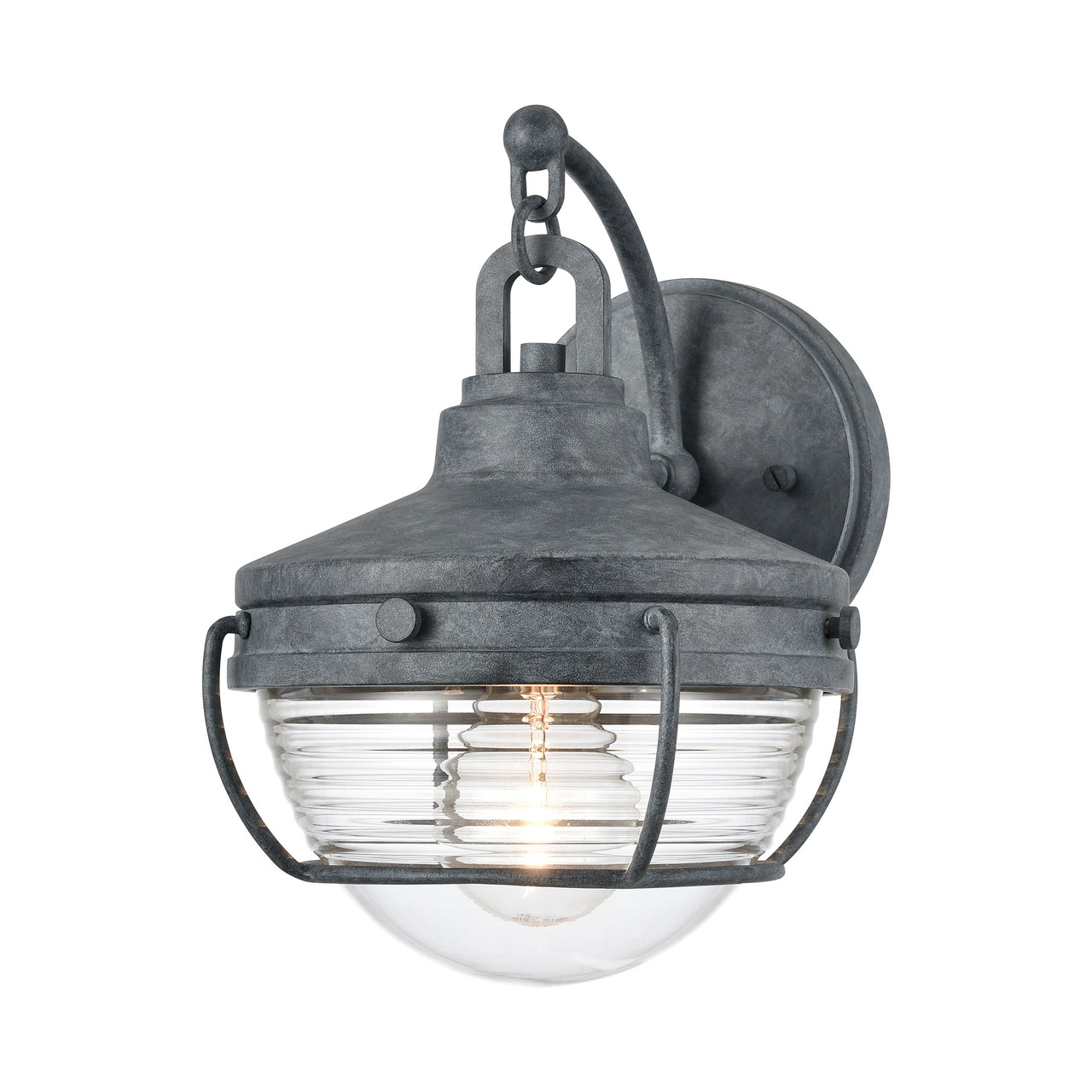 ELK LIGHTING 83420/1 Eastport 1-Light sconce in  Aged Zinc