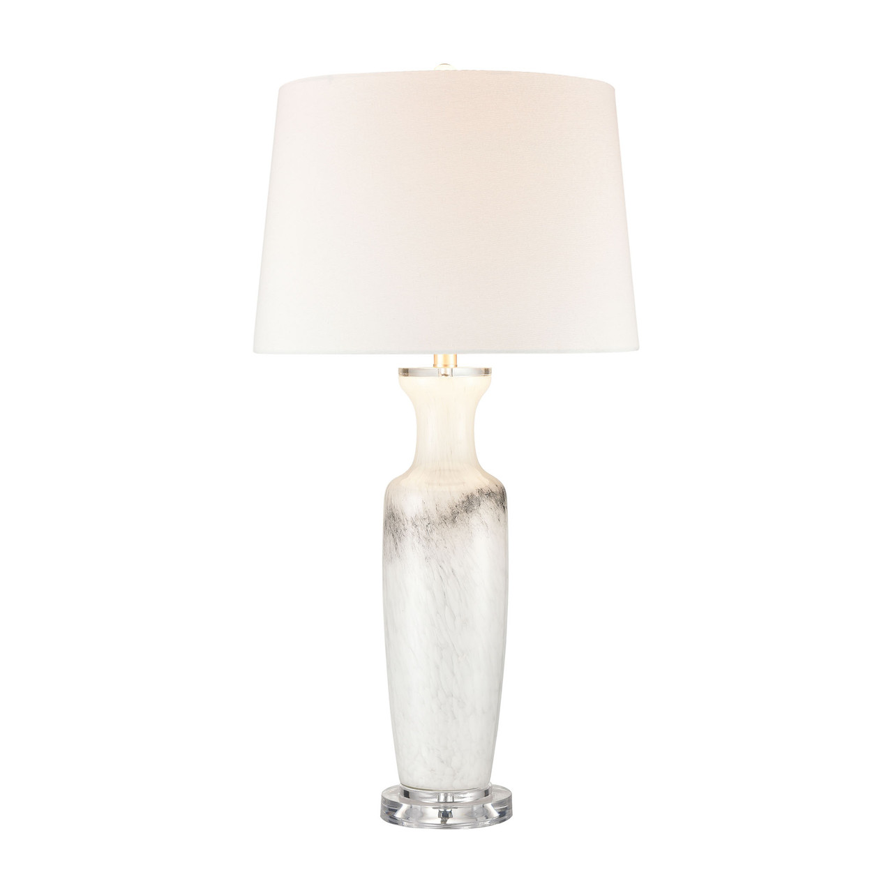 ELK HOME S0019-8041 Abilene glass table lamp in White