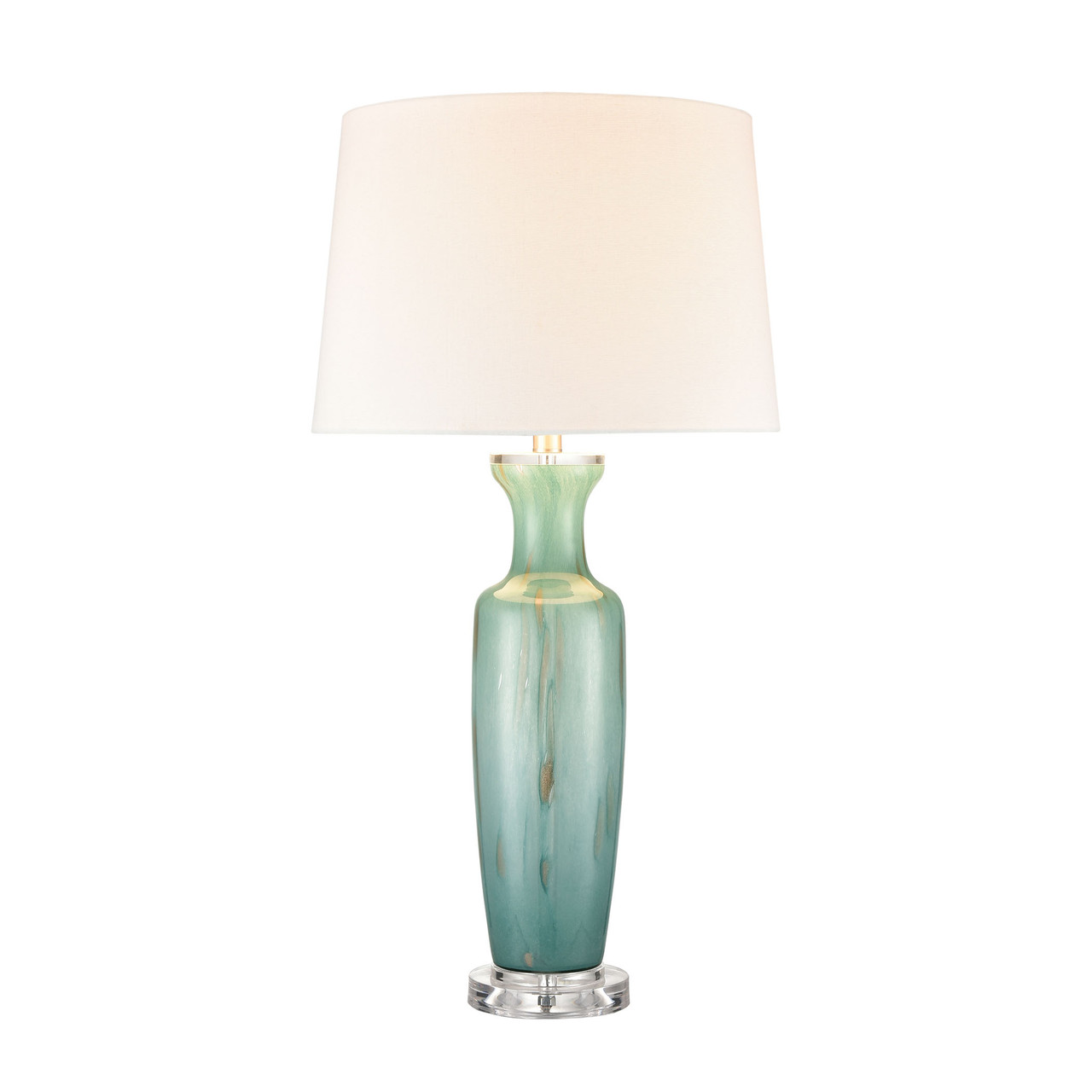 ELK HOME S0019-8040 Abilene glass table lamp in Green