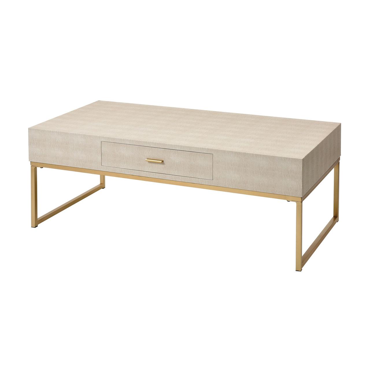 ELK HOME 3169-129 Les Revoires Coffee Table in Cream