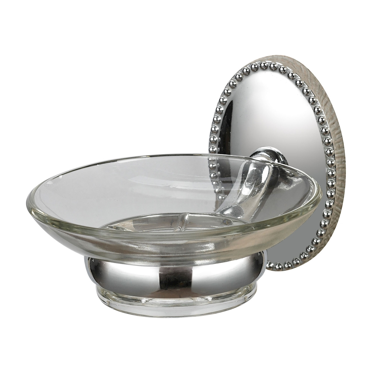 ELK HOME 131-015 Soap Dish Holder in Chrome and Glass