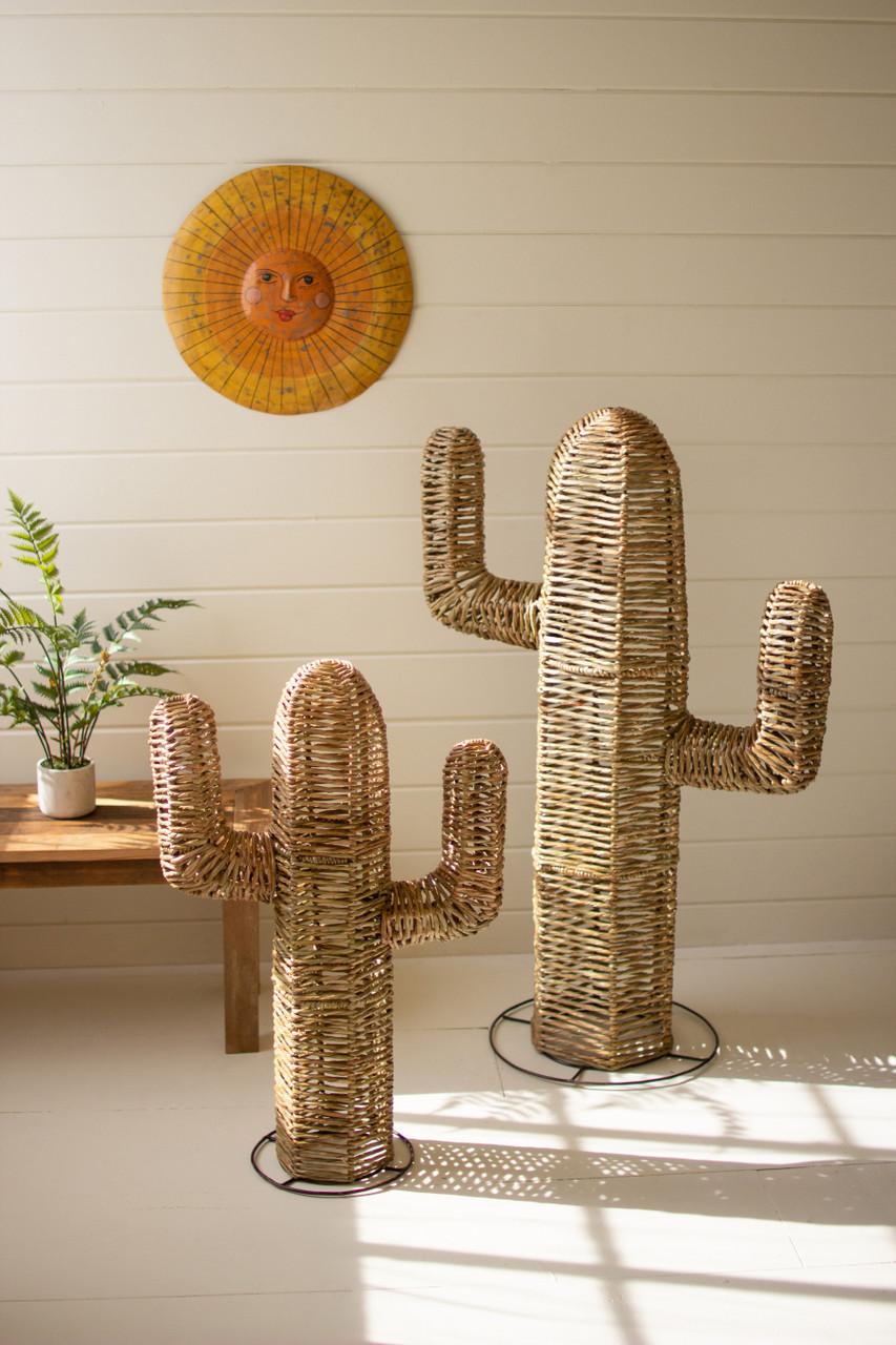 Kalalou Woven Seagrass Cacti